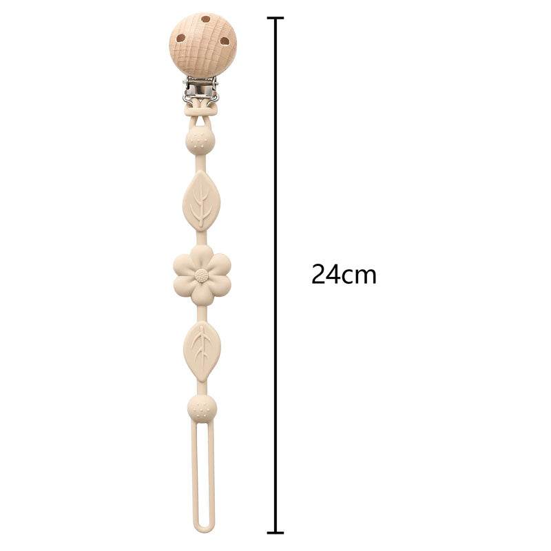 Attache Tétine Silicone Fleuri - CODODO