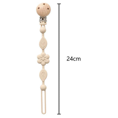 Attache Tétine Silicone Fleuri - CODODO