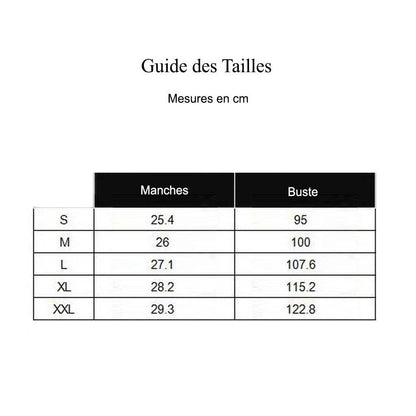 Chemise de Nuit Allaitement - Guide des tailles - CODODO
