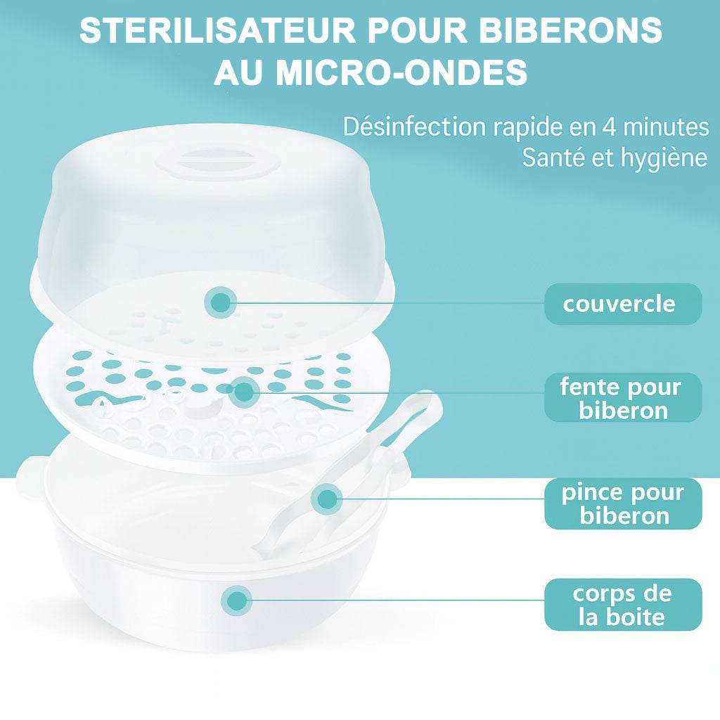 Stérilisateur Micro-ondes Biberons - CODODO