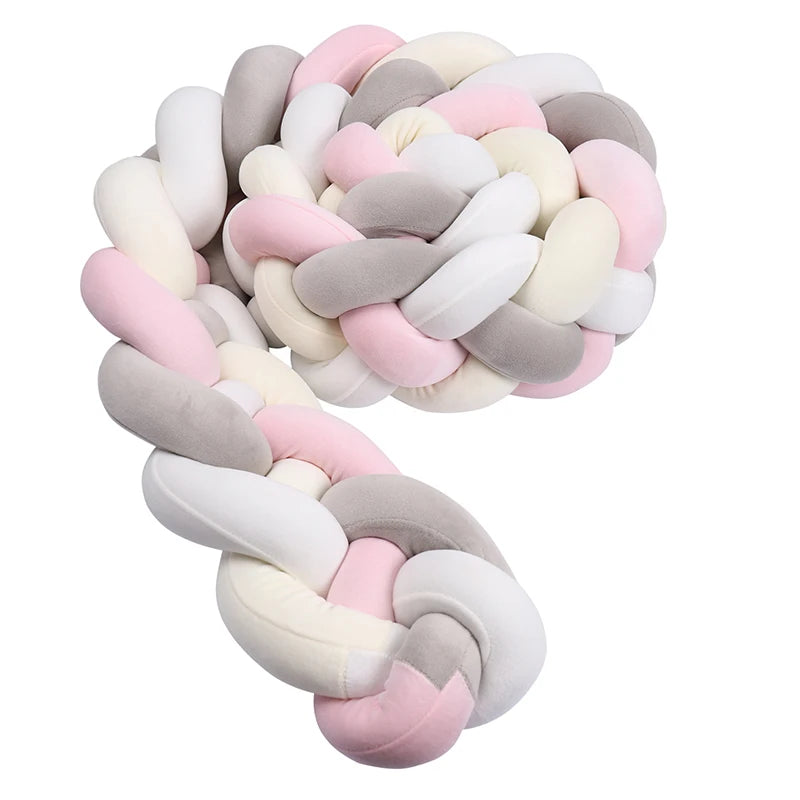 1M/2M/3M/3.6M Tresse De Lit Bébé Multicolore- 4 Brins