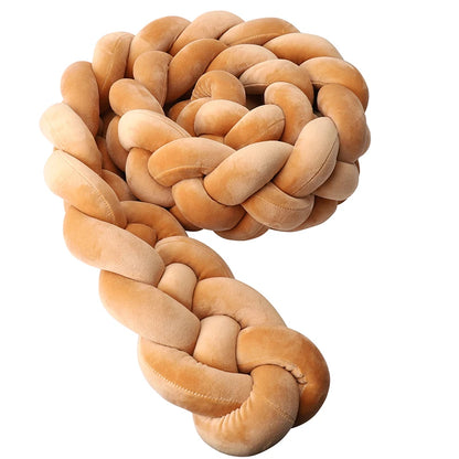 1M/2M/3M/3.6M Tresse De Lit bébé Unie - 4 Brins