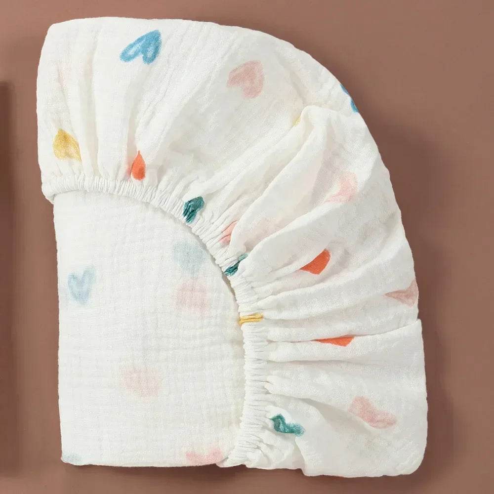 Drap Housse Bébé Mousseline 100% Cotton - CODODO