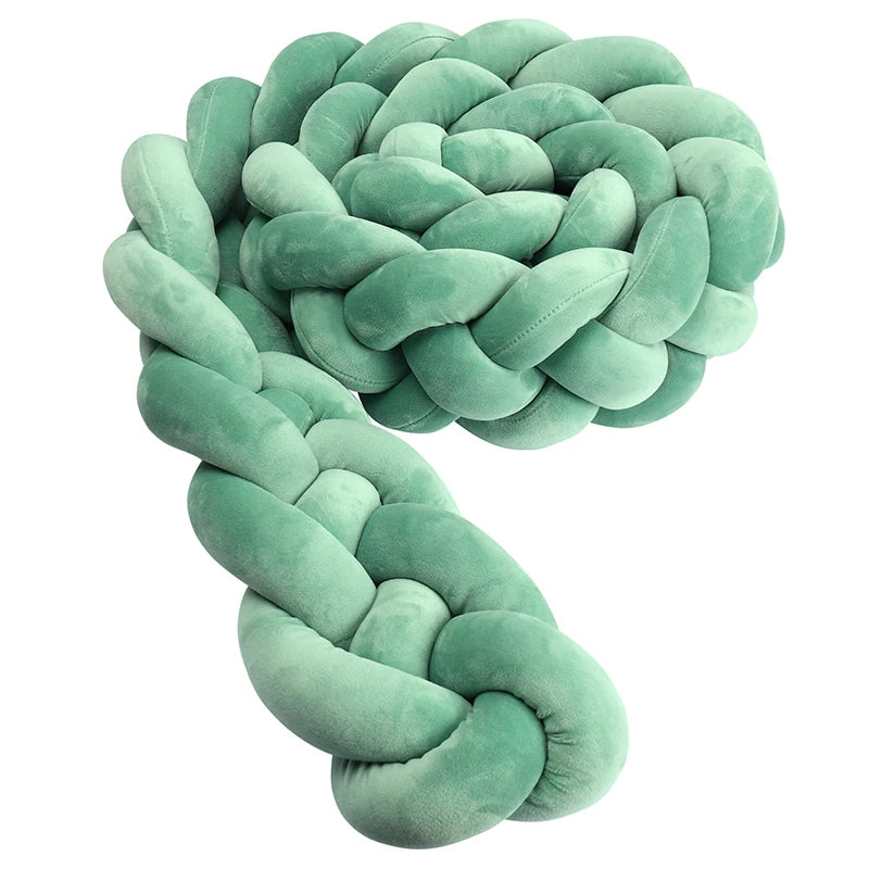 1M/2M/3M/3.6M Tresse De Lit bébé Unie - 4 Brins