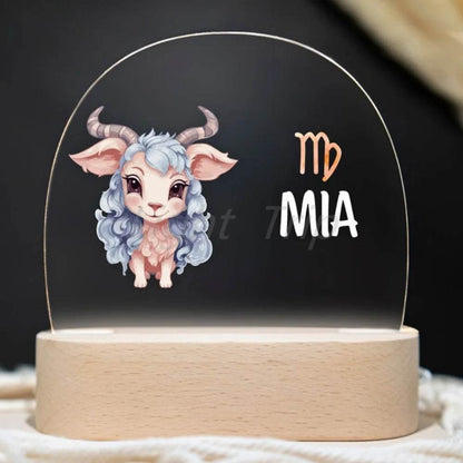 Veilleuse Bébé Personnalisable Signe Astrologique - CODODO