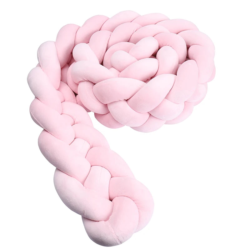 1M/2M/3M/3.6M Tresse De Lit bébé Unie - 4 Brins