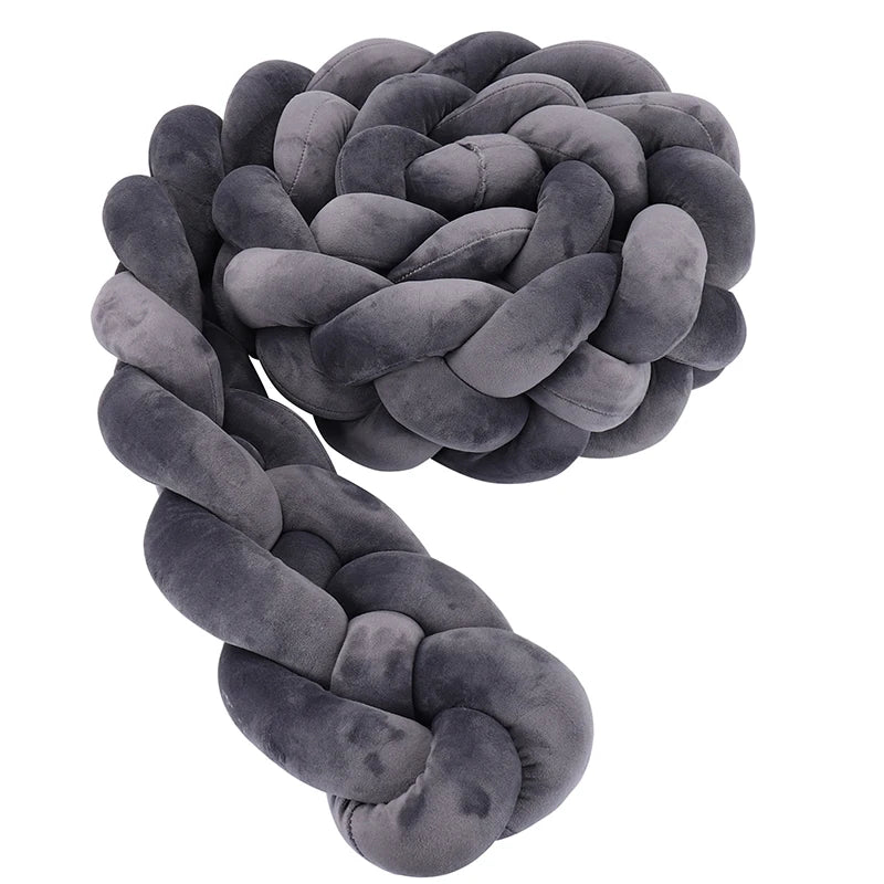 1M/2M/3M/3.6M Tresse De Lit bébé Unie - 4 Brins