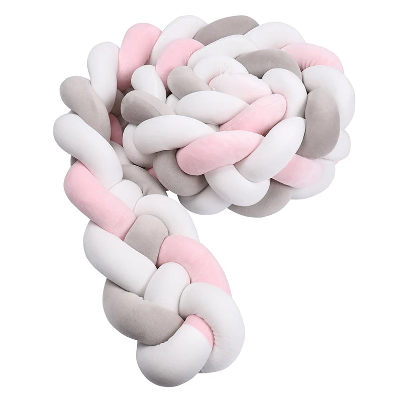 1M/2M/3M/3.6M Tresse De Lit Bébé Multicolore- 4 Brins