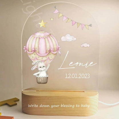 Veilleuse Bébé Personnalisée Ballons - CODODO