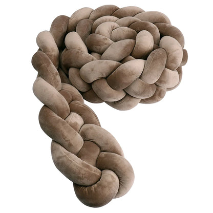 1M/2M/3M/3.6M Tresse De Lit bébé Unie - 4 Brins