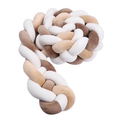 1M/2M/3M/3.6M Tresse De Lit Bébé Multicolore- 4 Brins