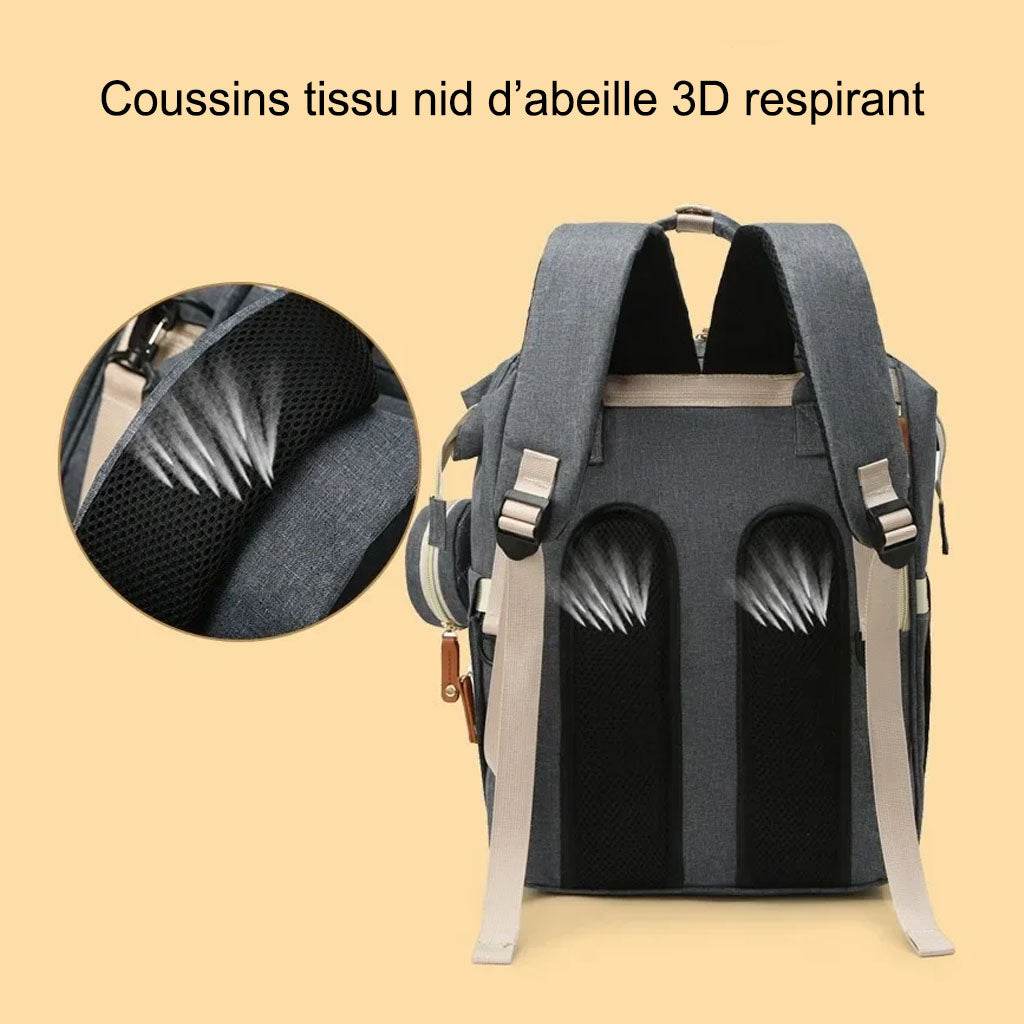 Sac à Dos à Langer Matelassé - CODODO