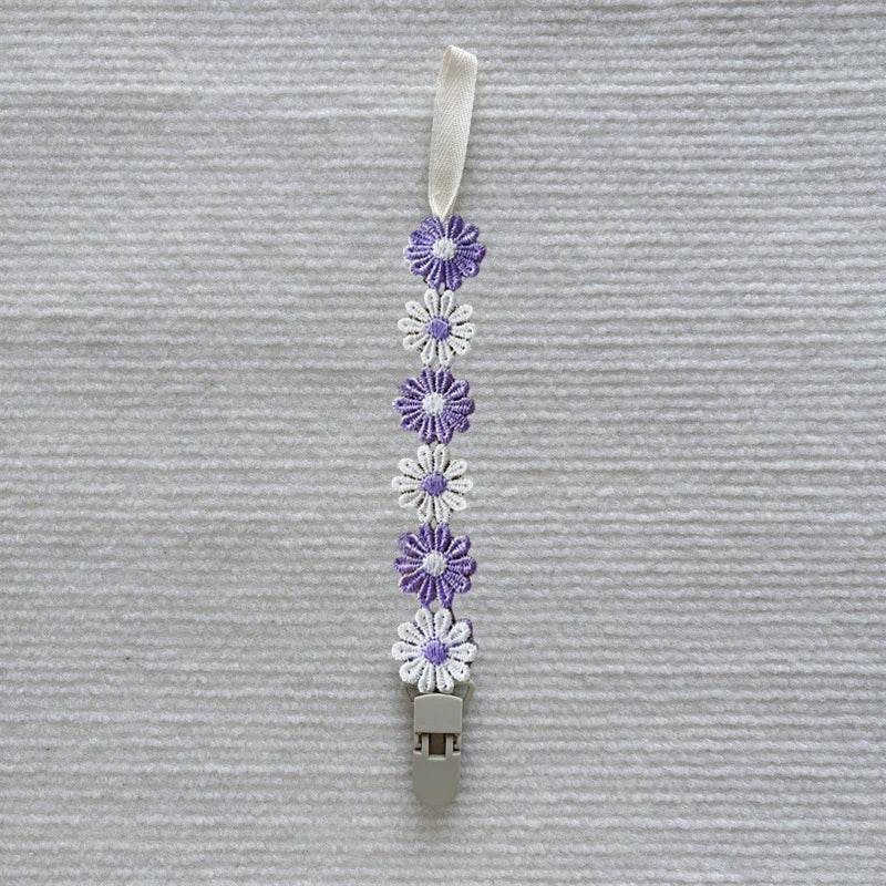 Attache Tétine Fleurs - CODODO