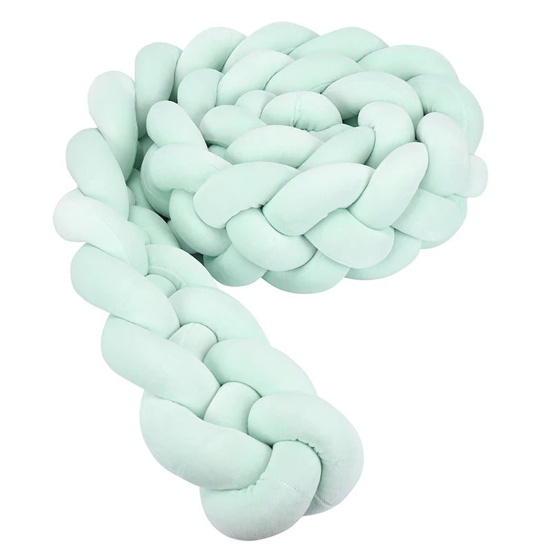 1M/2M/3M/3.6M Tresse De Lit bébé Unie - 4 Brins