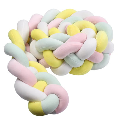 1M/2M/3M/3.6M Tresse De Lit Bébé Multicolore- 4 Brins