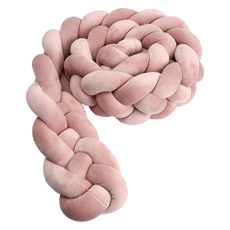 1M/2M/3M/3.6M Tresse De Lit bébé Unie - 4 Brins