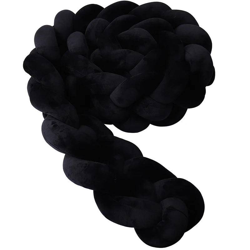 1M/2M/3M/3.6M Tresse De Lit bébé Unie - 4 Brins