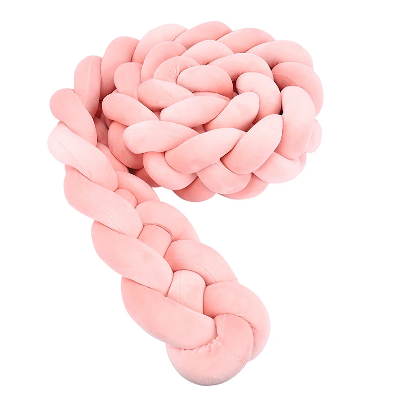 1M/2M/3M/3.6M Tresse De Lit bébé Unie - 4 Brins