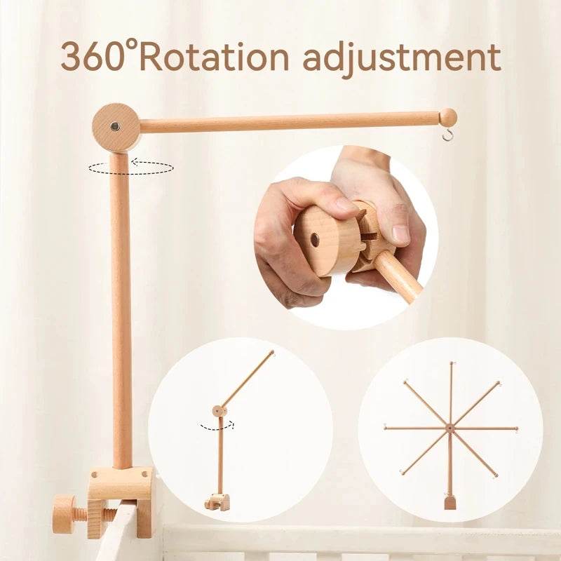 Support Rotatif en Bois Mobil Bébé - CODODO