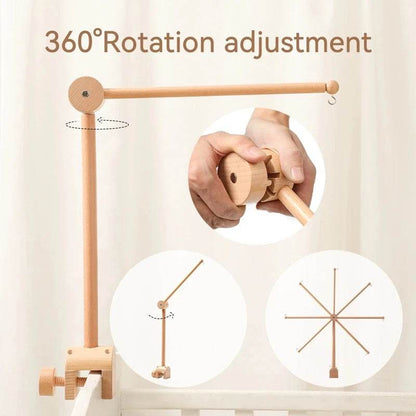 Support Rotatif en Bois Mobil Bébé - CODODO