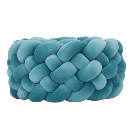 Tresse de lit 6 brins  bleu canard